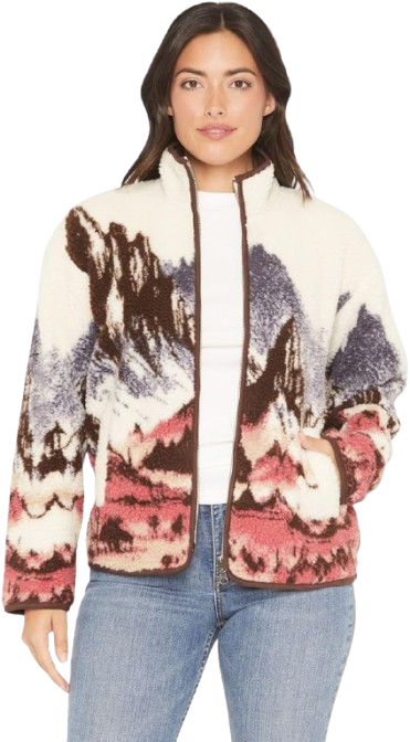 Women's Cascade Zip Front Sherpa Jacket